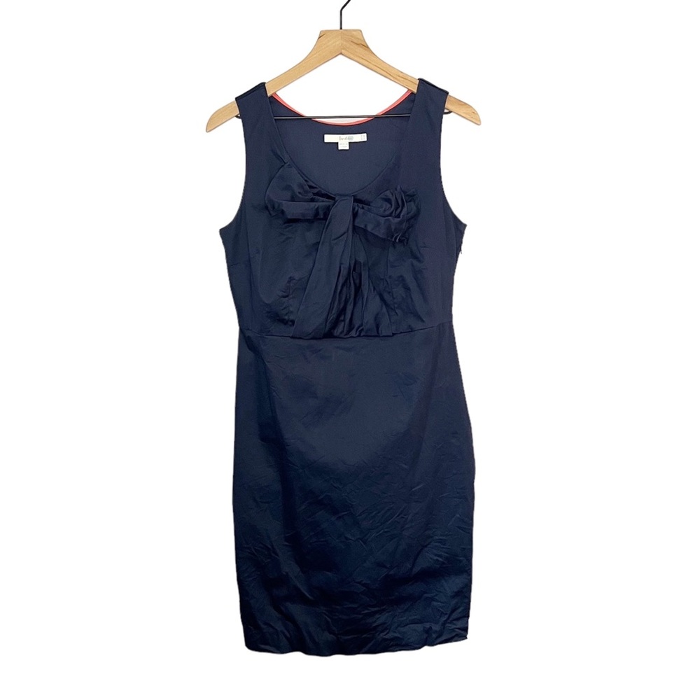 Boden Sleeveless Bow Shift Dress in Blue 8